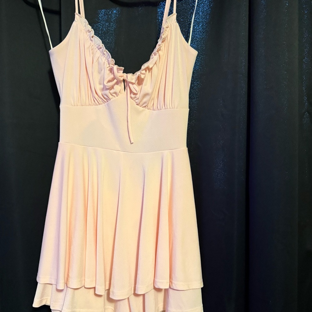 Windsor Blush Pink romper dress women’s large cocktail dress